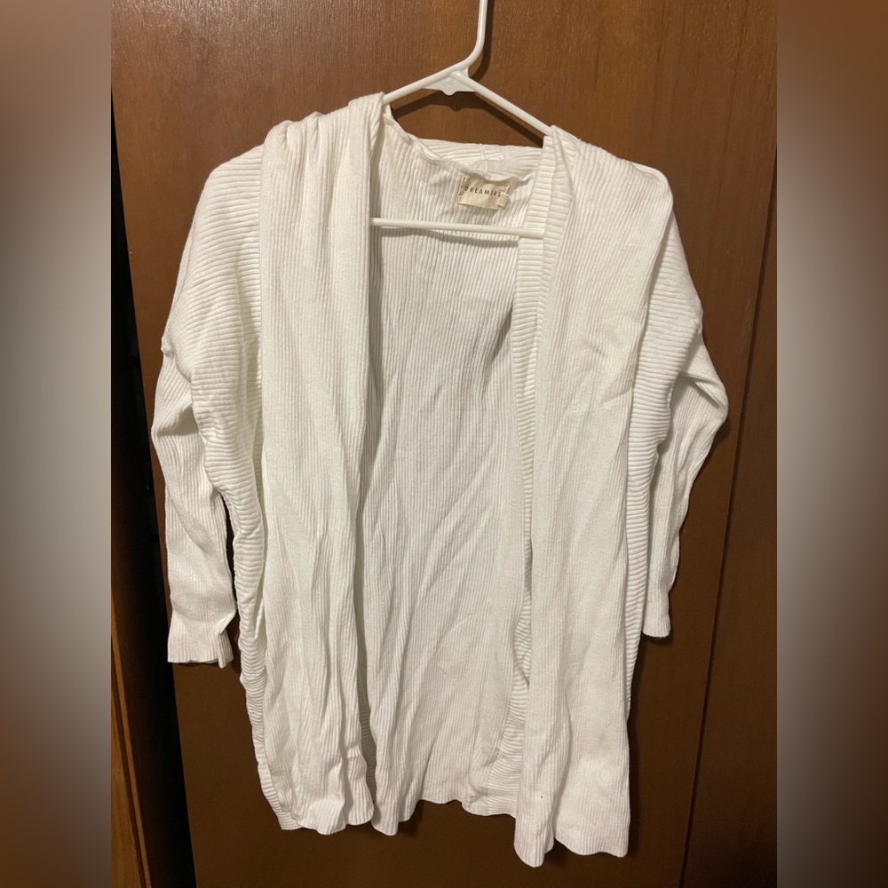 White Cardigan